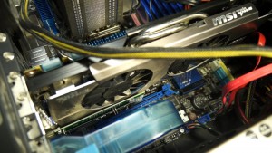 m2 next to video card pcie slot